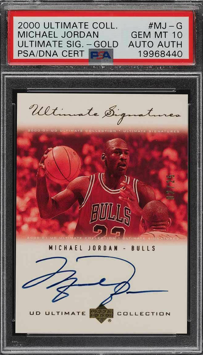Michael Jordan Autographed 2012-13 Upper Deck Exquisite Collection Sig