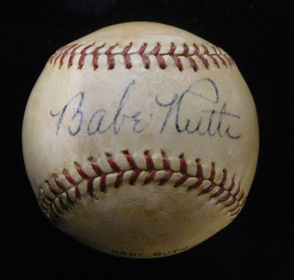 11. Ruth forged baseball