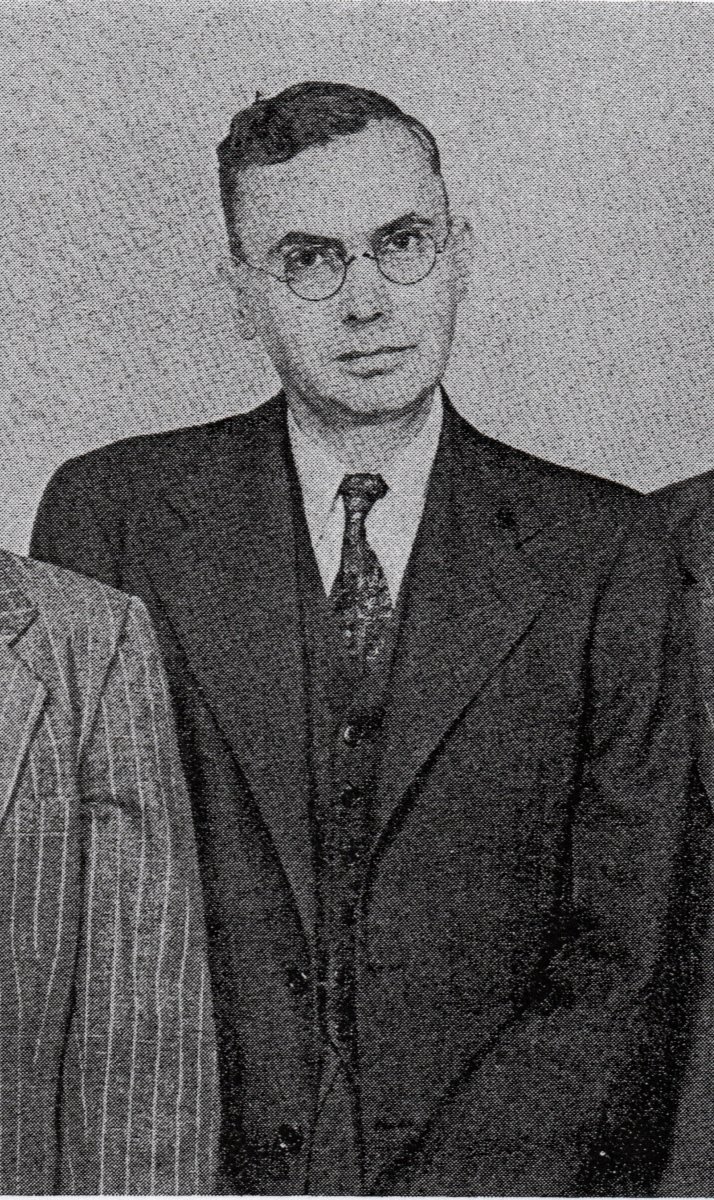 Burdick, the sharp-dressed man in May 1952, CCB