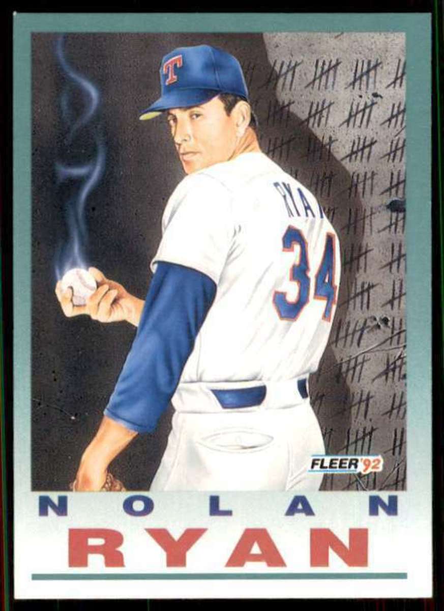 1992 Fleer Nolan Ryan card.