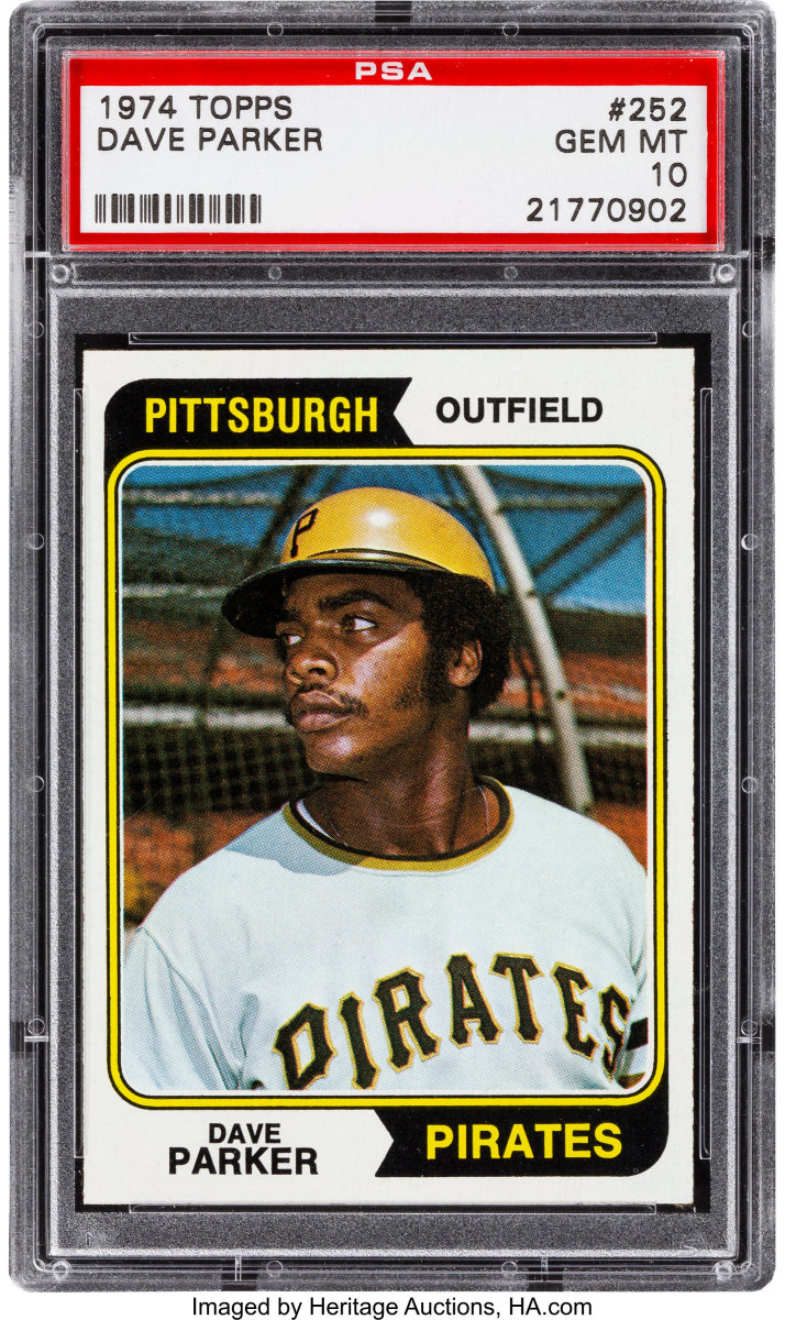 1974 Topps Dave Parker rookie card.