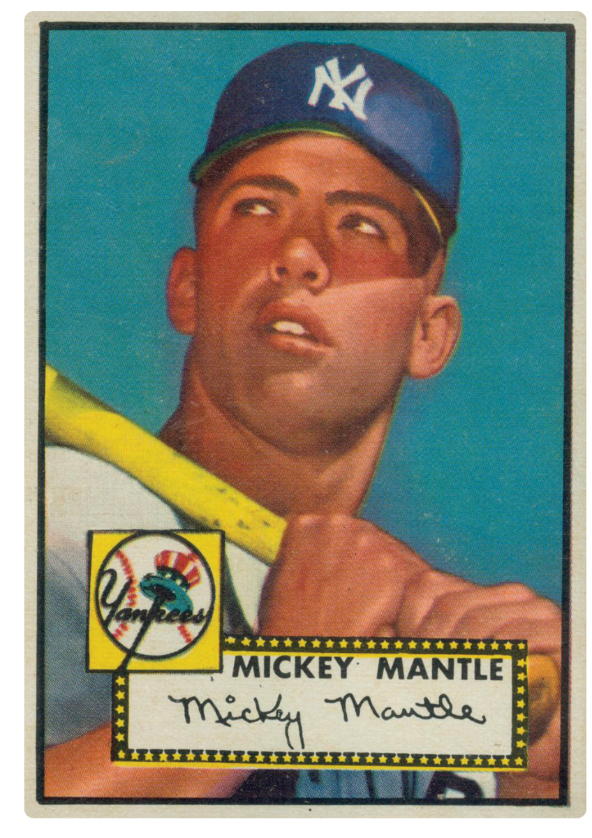 The iconic Topps 1952 Mickey Mantle card is being recreated and auctioned as an NFT.