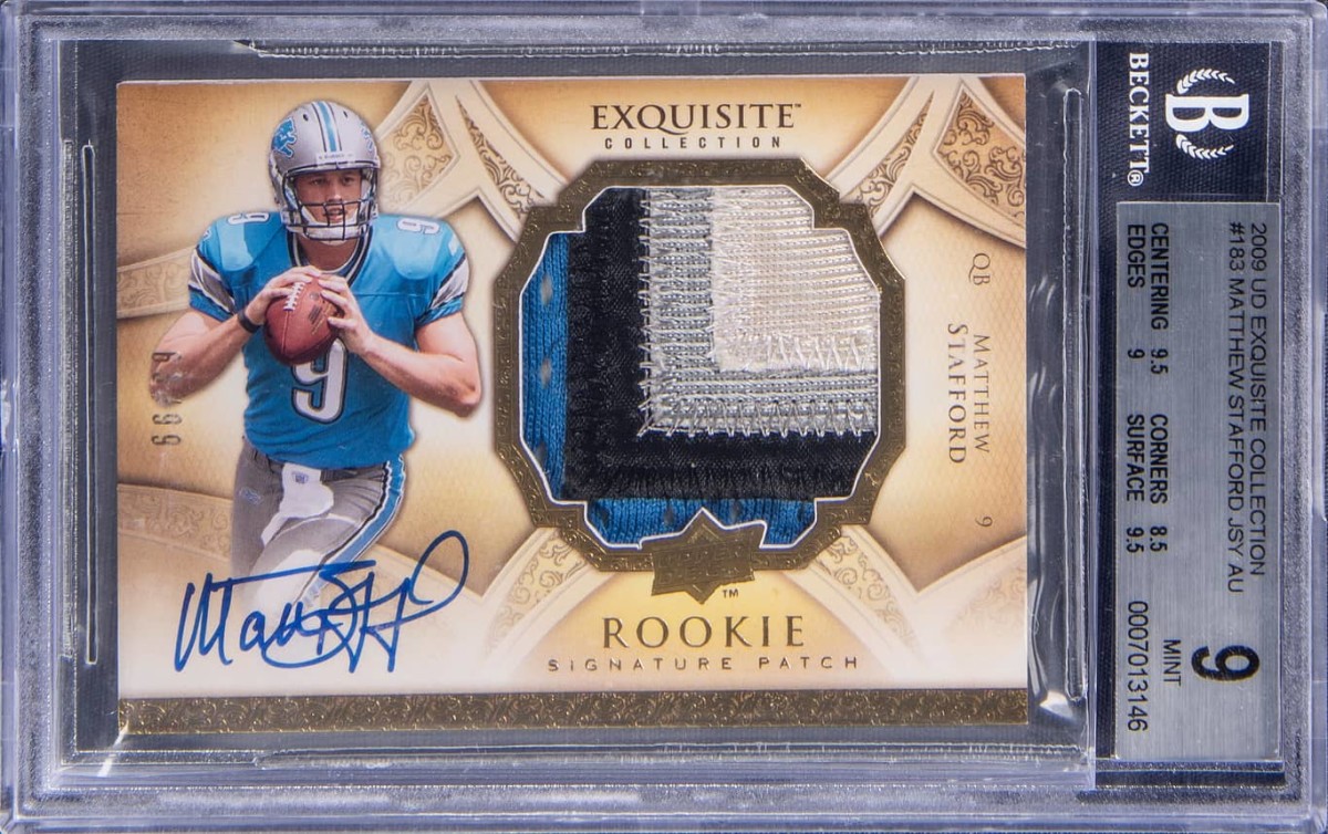 Joe Burrow, Matthew Stafford, Tom Brady rookie cards highlight Goldin  auction - Sports Collectors Digest