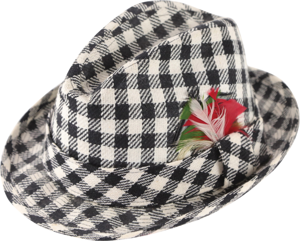 A Bear Bryant personally owned and worn houndstooth hat.