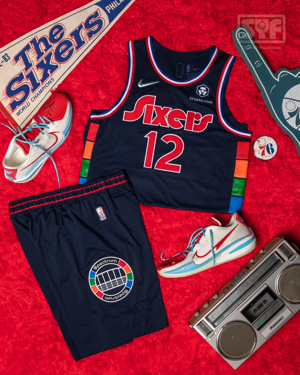 Items featured in Goldin's "Bid The Spectrum" auction to benefit the Sixers Youth Foundation.
