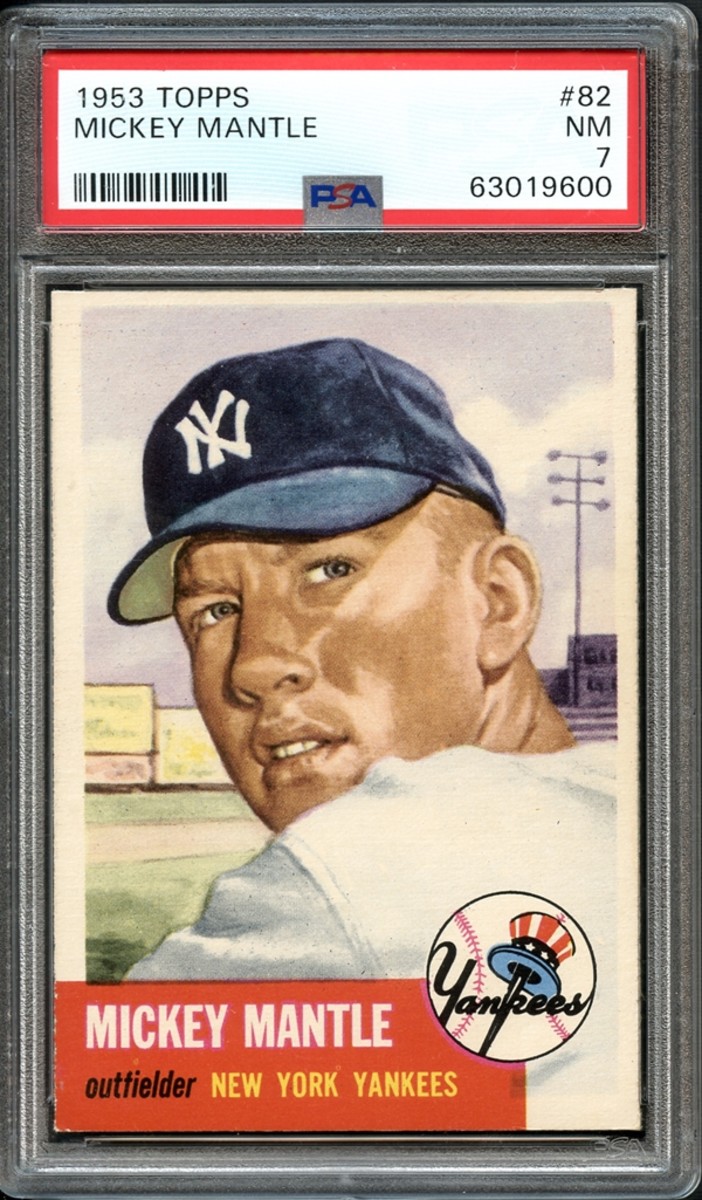 1953 Topps Mickey Mantle card.