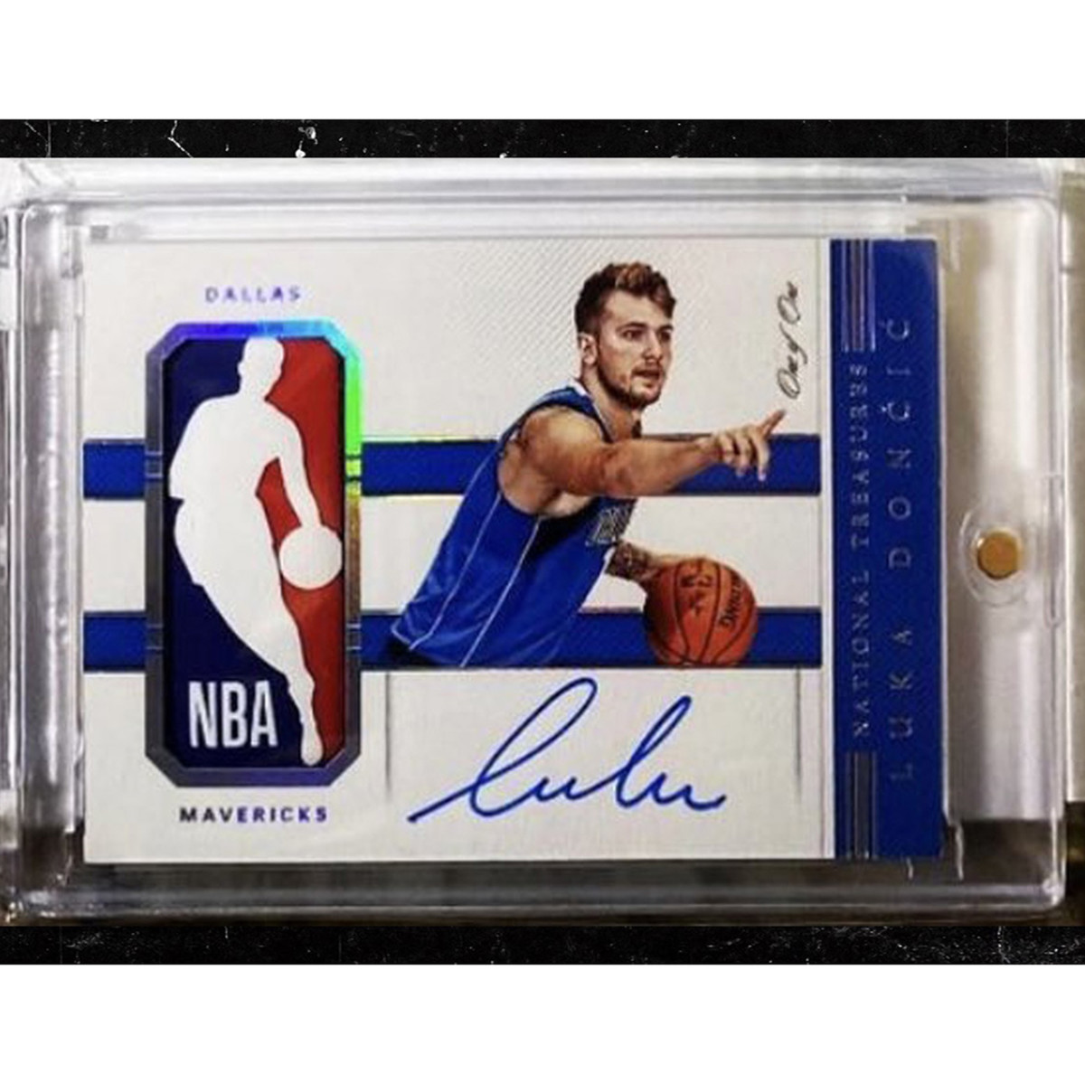 Luka Doncic rookie card that sold for $4.6 million.