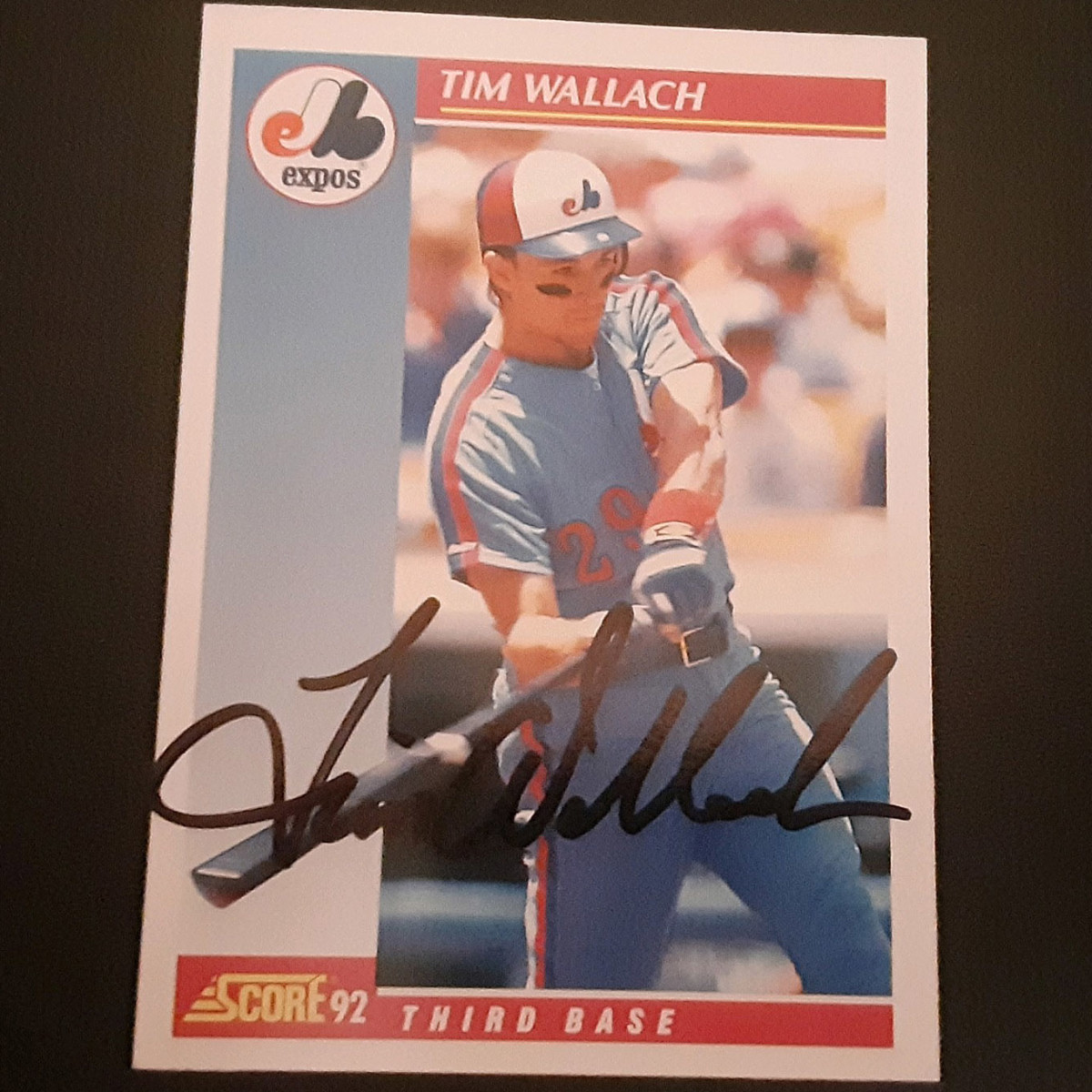 Tim Raines Montreal Expos Autographed Baseball with 86 NLBC Inscription