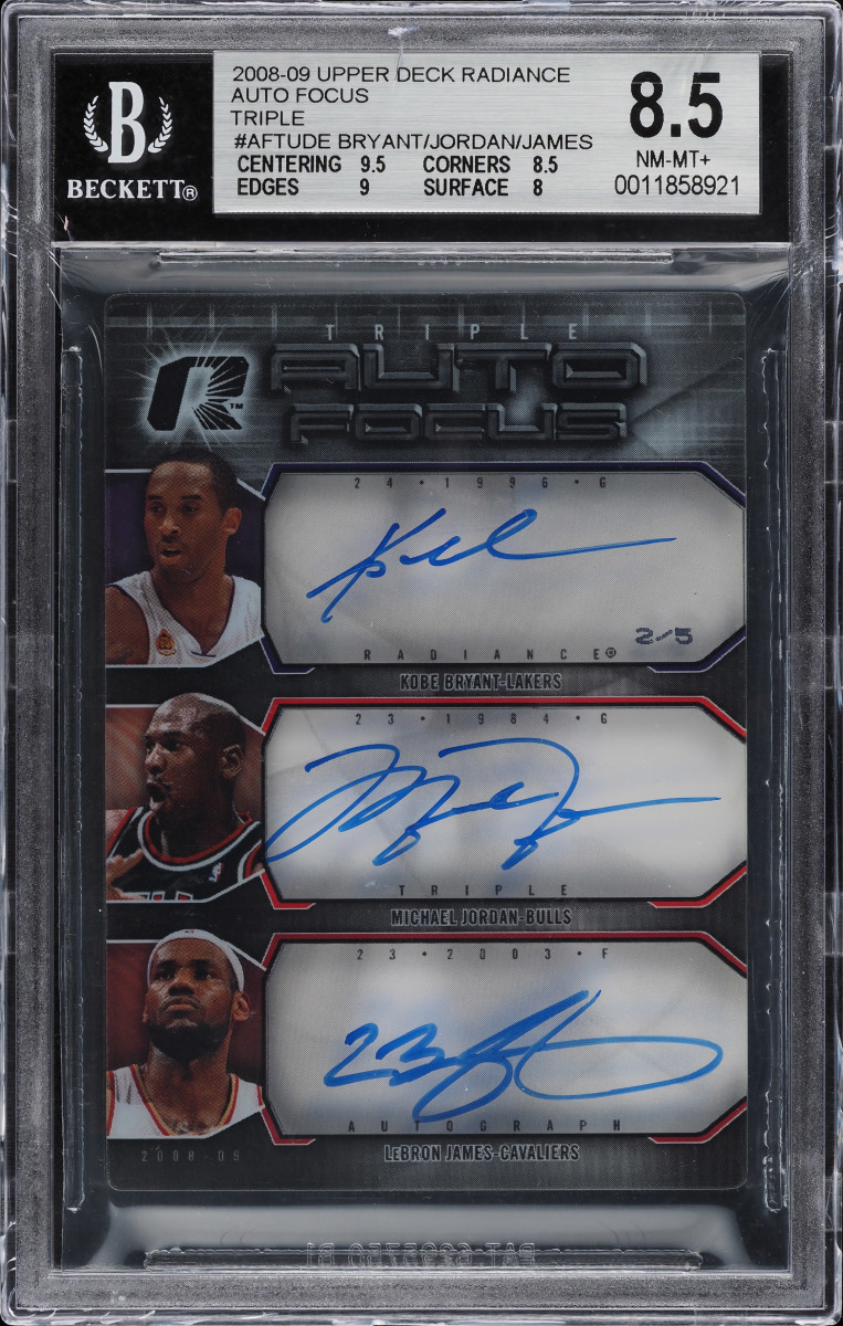 Jordan, LeBron, Kobe card sets record in PWCC auction - Sports 