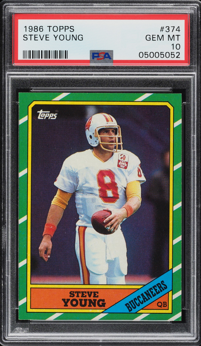 1986 Topps Steve Young rookie card.