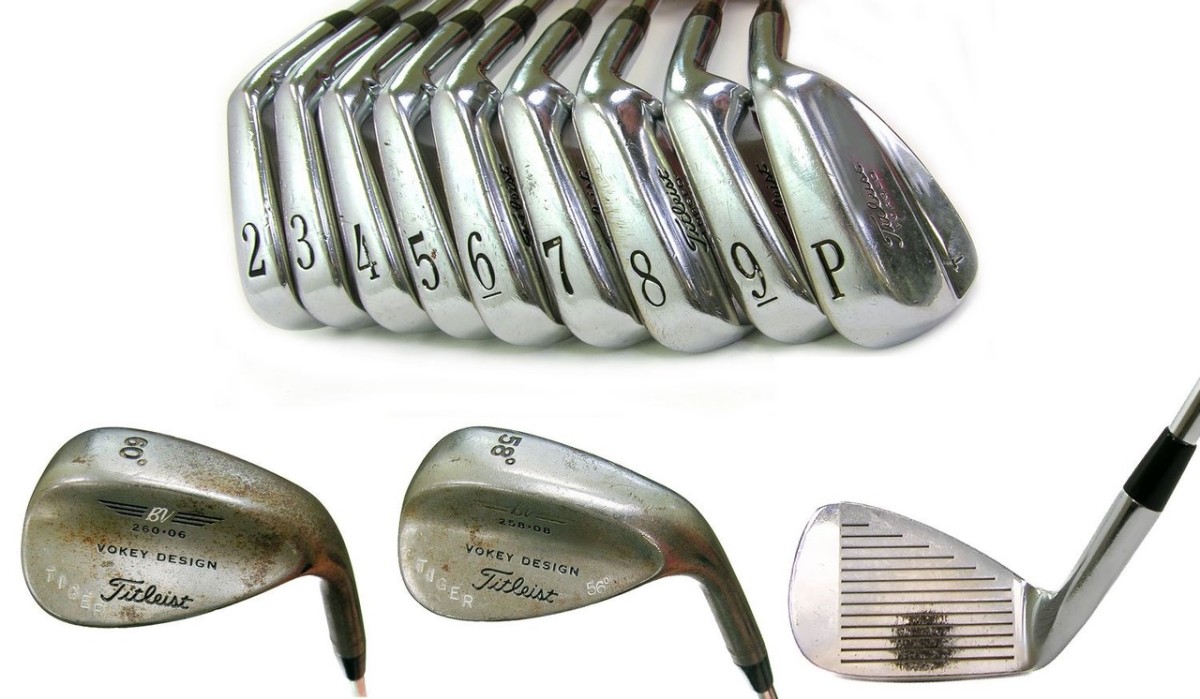 Tiger Woods irons used to win the Tiger Slam.
