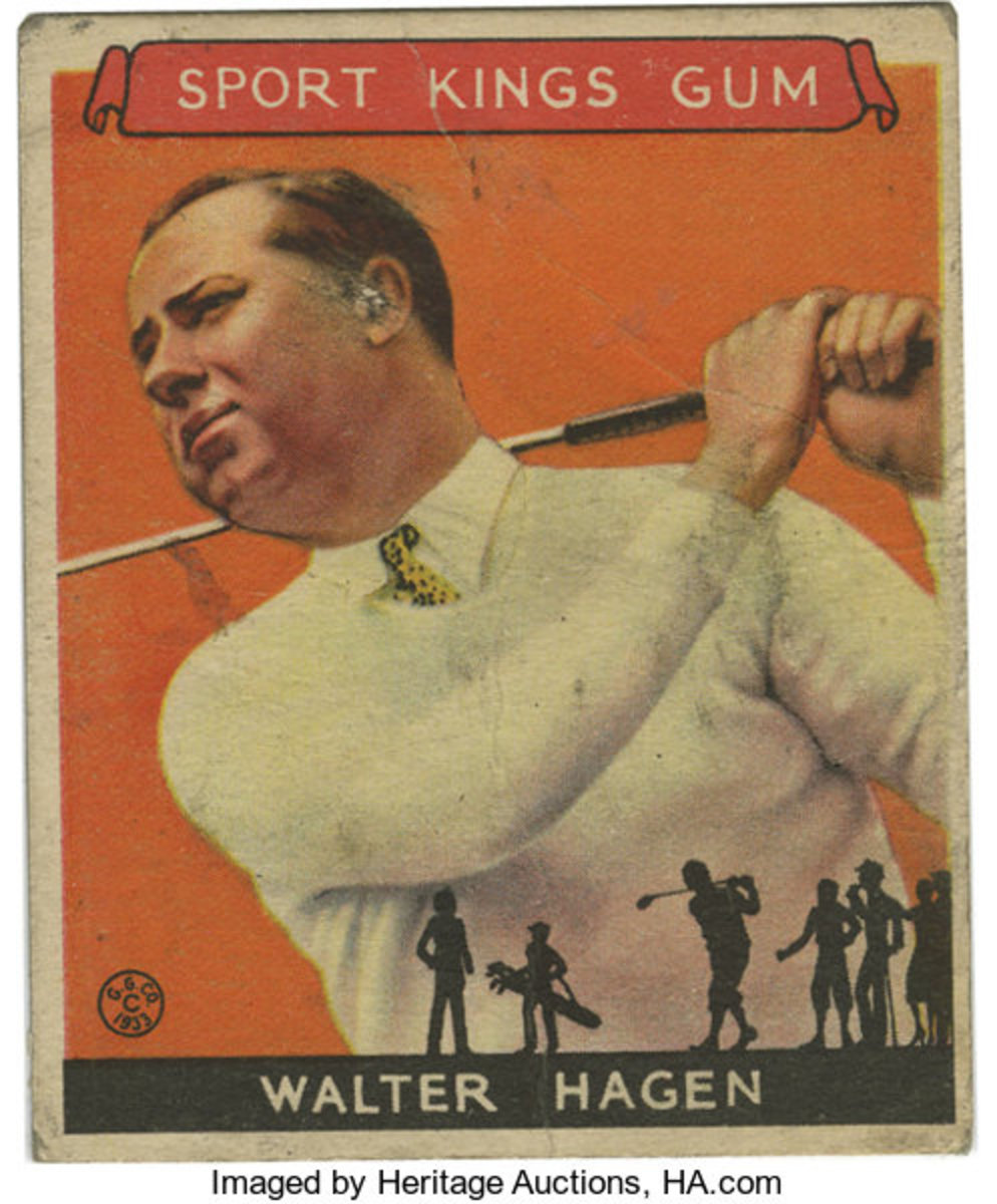 Sport Kings Gum Walter Hagan card.