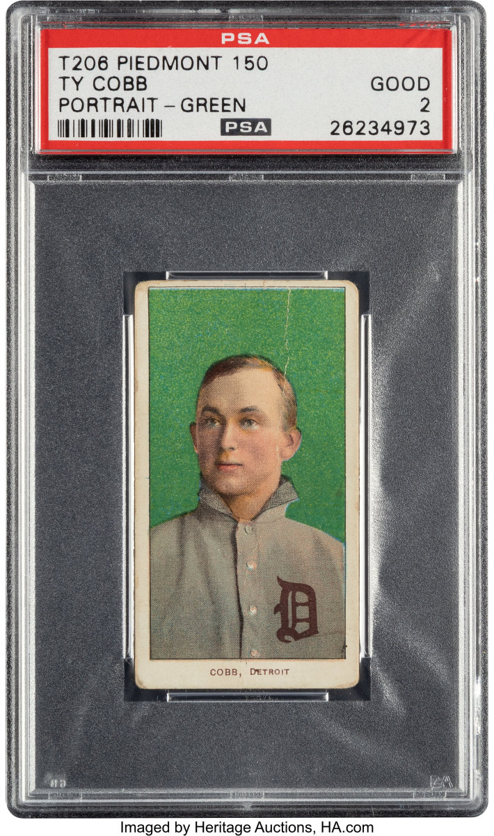 Sold at Auction: 1909-11 T206 Ty Cobb (Bat on shoulder).