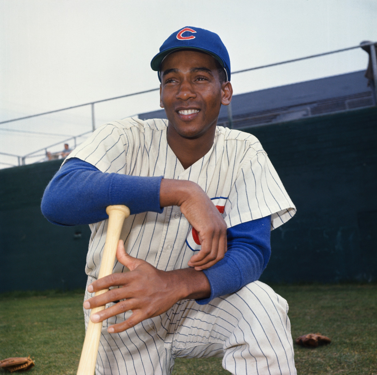 Ernie Banks at Spring Training in 1961. No one loved playing the game more than “Mr. Cub.”