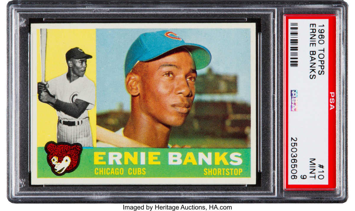 1960 Topps Ernie Banks card.