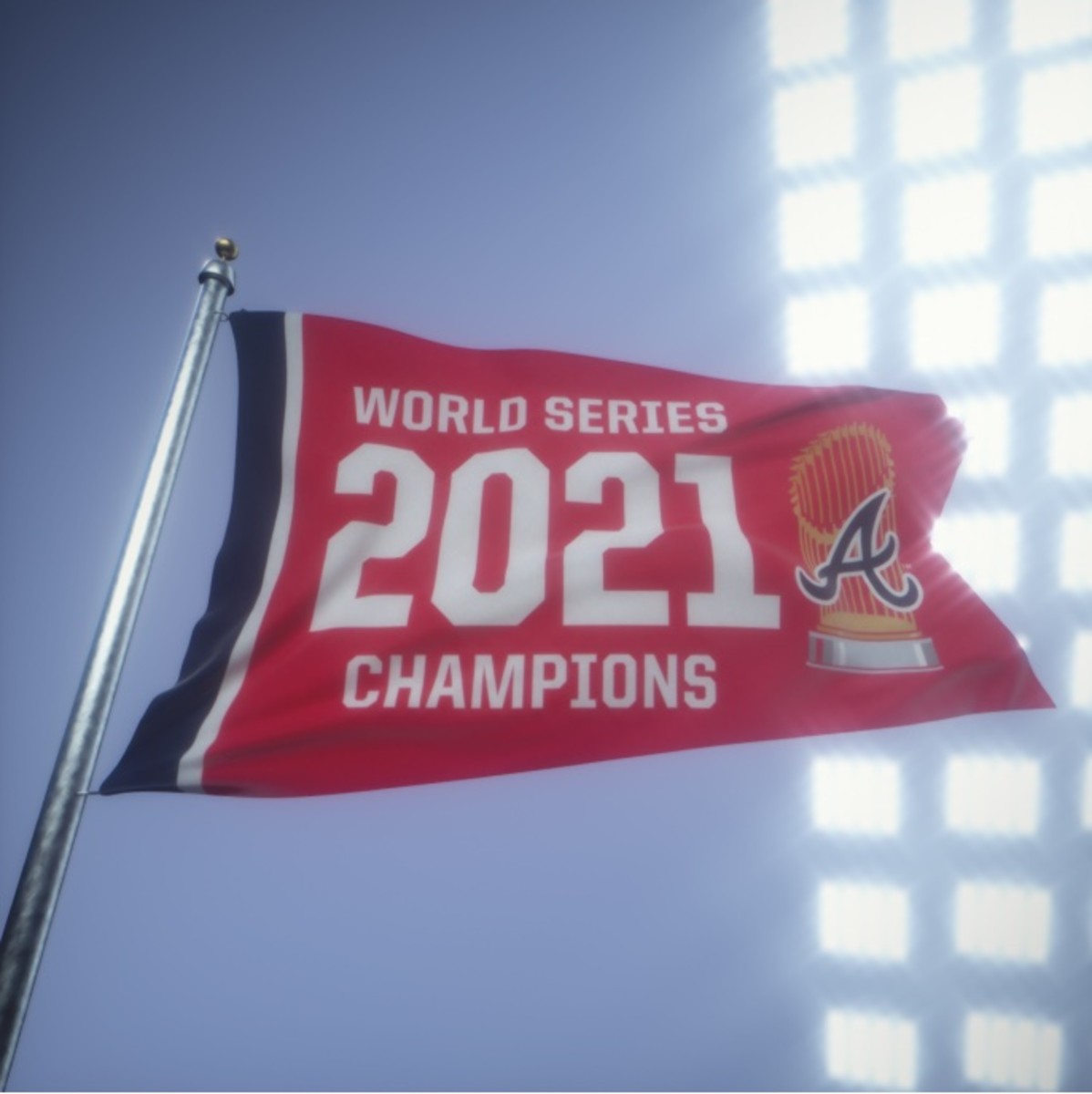 NFT of Braves pennant commemorating the 2021 World Series.