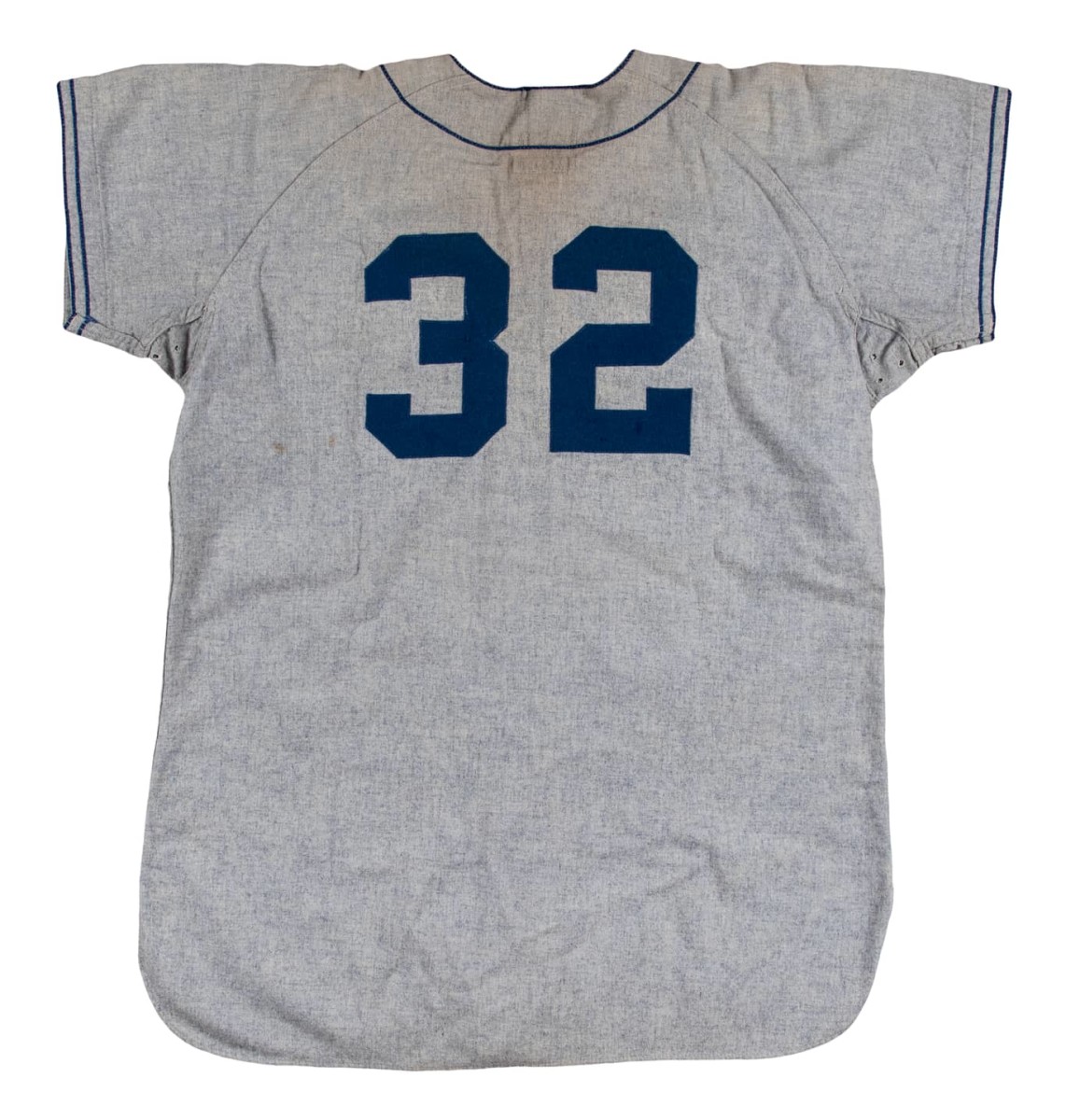 A Sandy Koufax game-used Brooklyn Dodgers road jersey from his 1955 debut season and World Series.