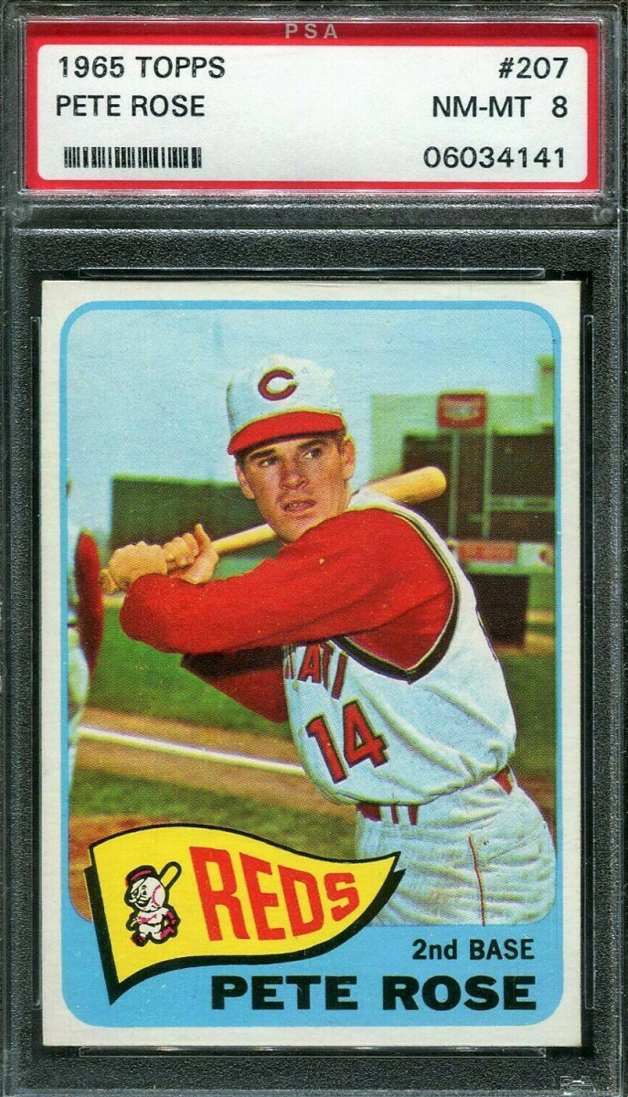 1965 Topps Pete Rose card.