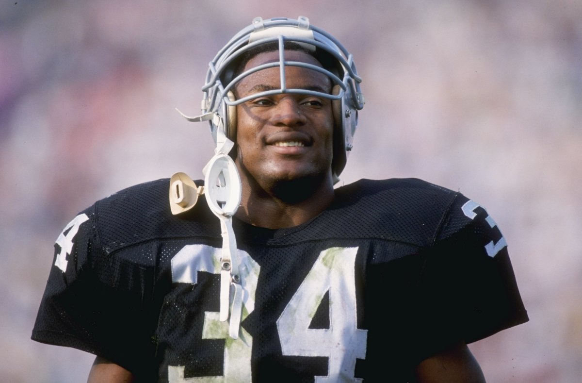 Bo Jackson starred for the Raiders from 1987-90.