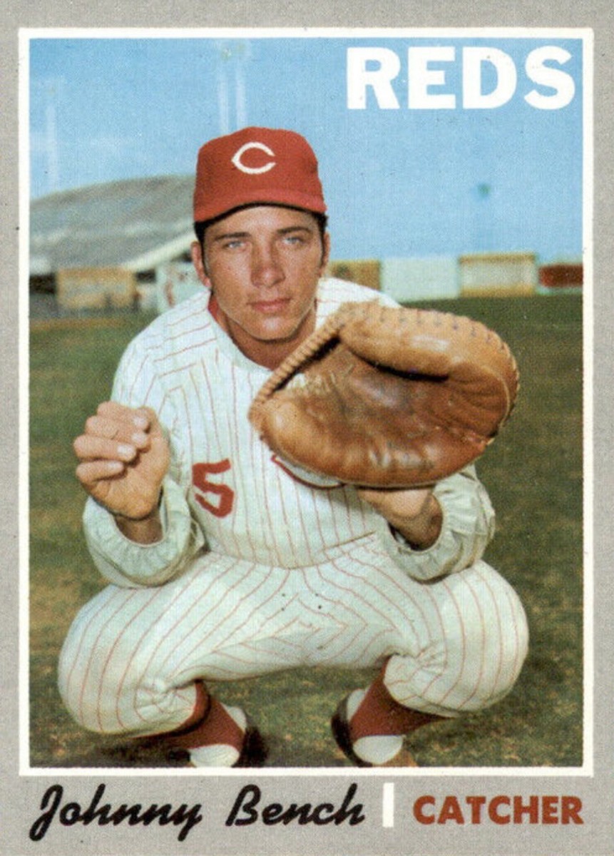 1970 Topps Johnny Bench card.