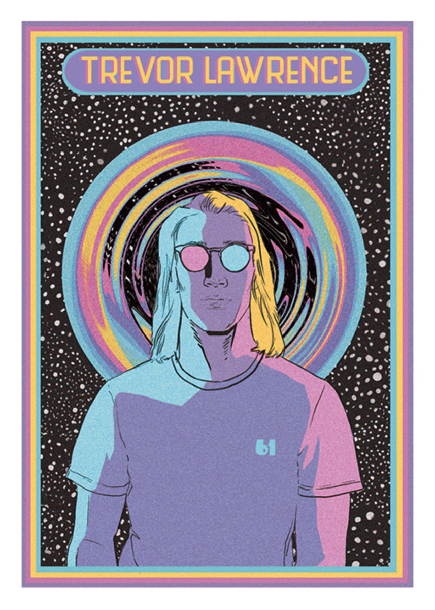 Topps Trevor Lawrence Cards a Mix of Psychadelic, Traditional