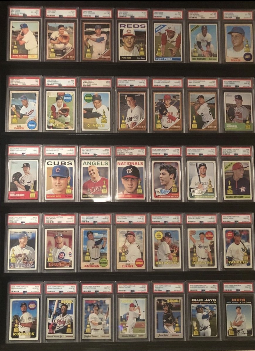 Collector Bart Bartholomew's collection, graded by PSA.