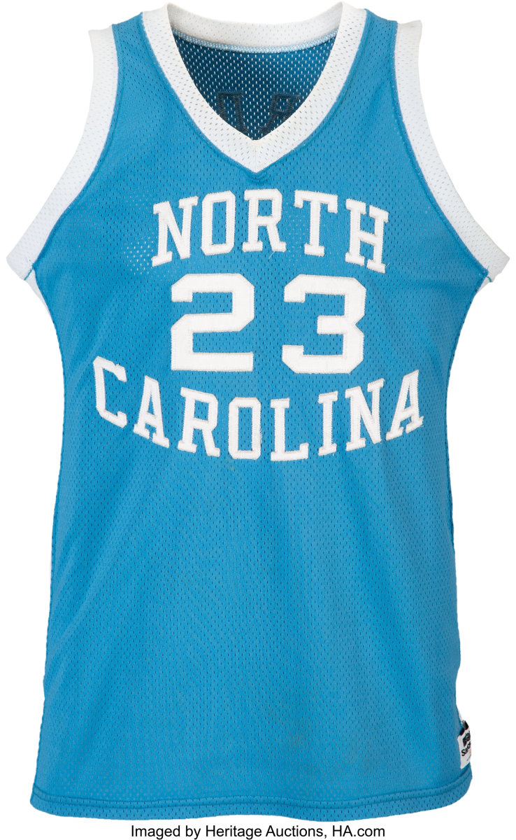 A Michael Jordan jersey from his 1982-83 season at North Carolina sold for $1.3M at Heritage Auctions.