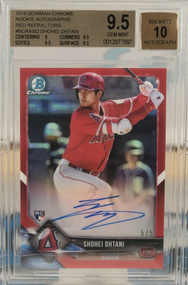 Shohei Ohtani cards soar as baseball's brightest new star becomes