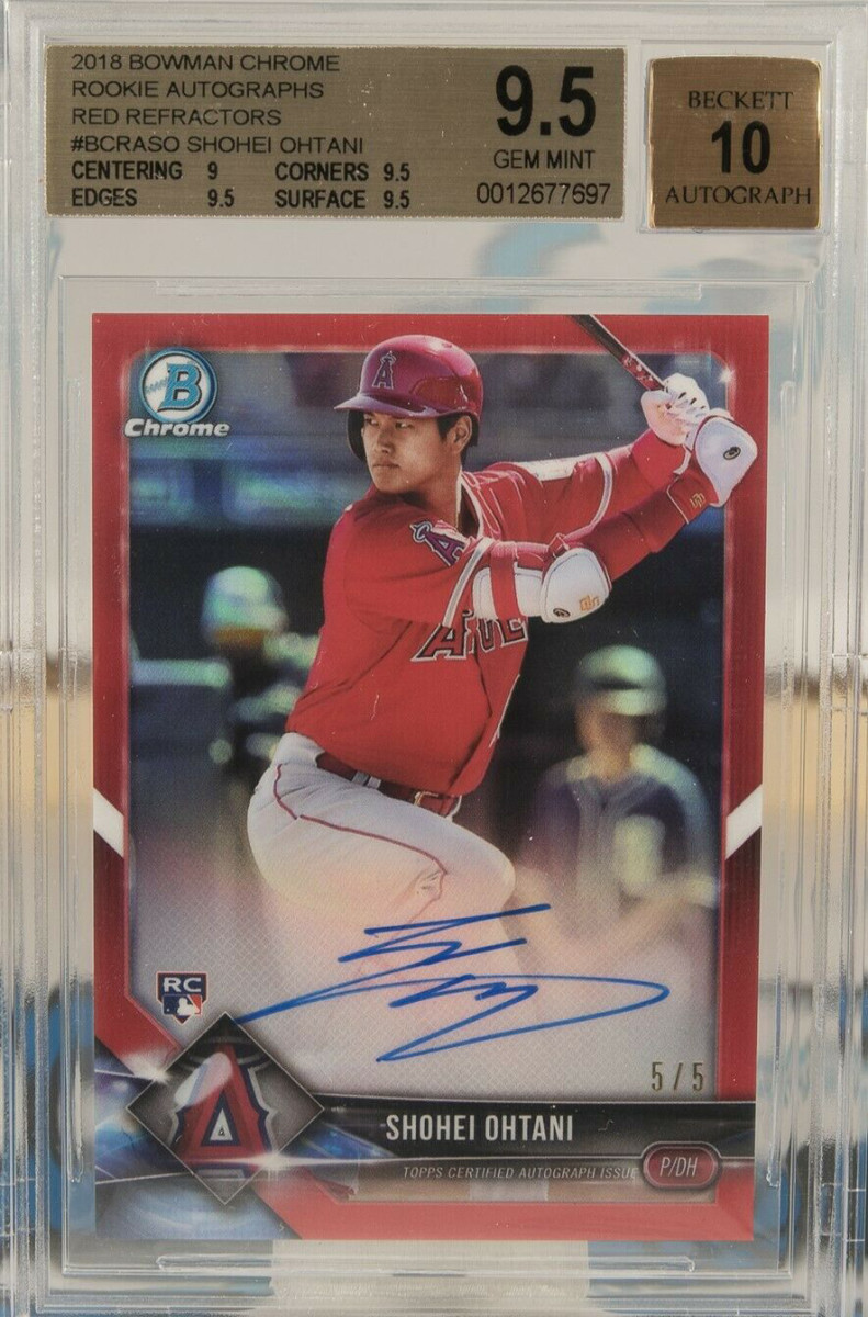 Shohei Ohtani cards soar as baseball's brightest new star hobby