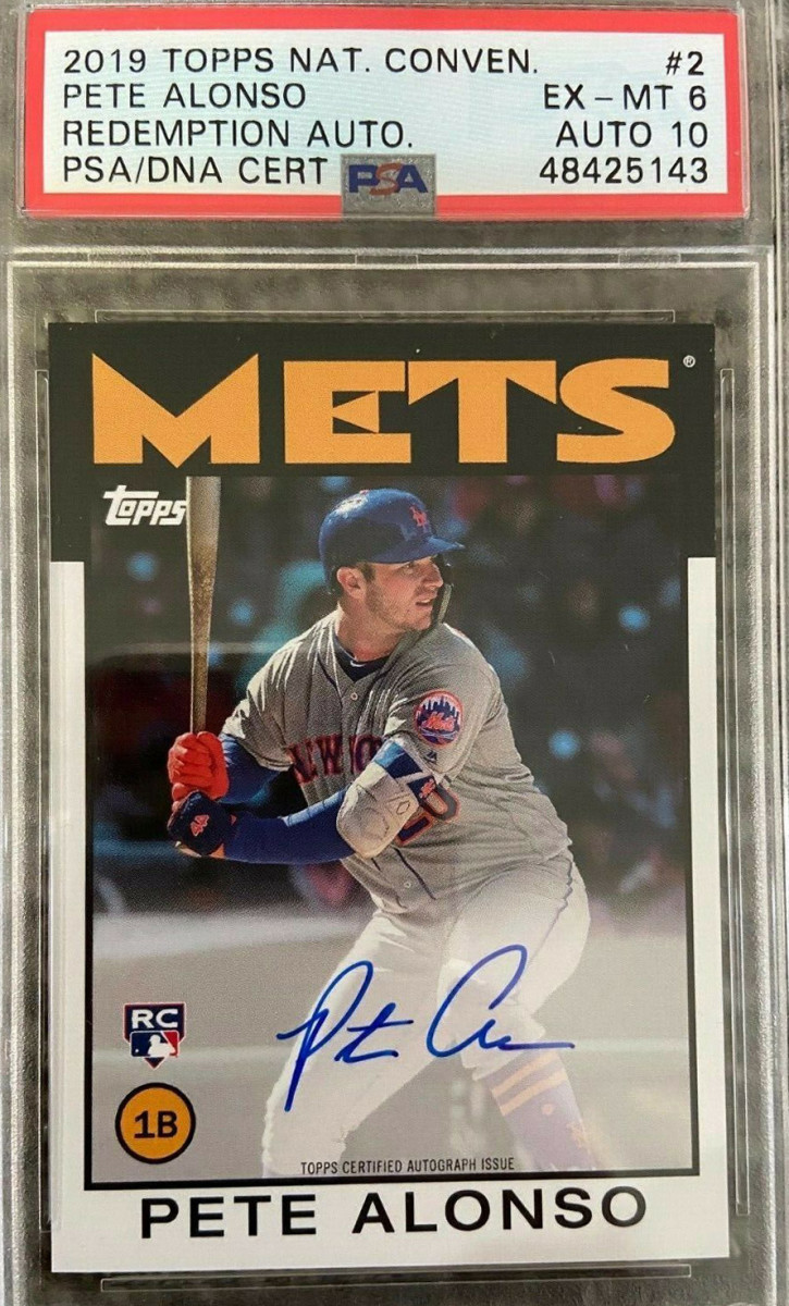 A 2019 Topps National Convention card distributed at the 2019 National.