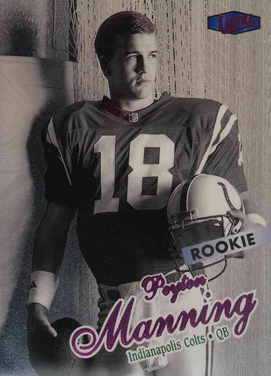 Peyton Manning rookie portraiture.