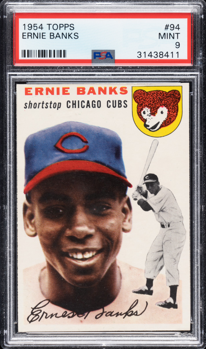 1954 Topps Ernie Banks rookie card.
