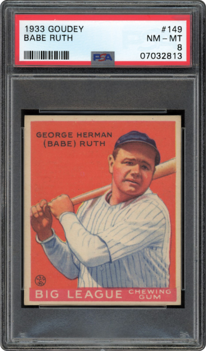 1933 Goudey Babe Ruth #149.