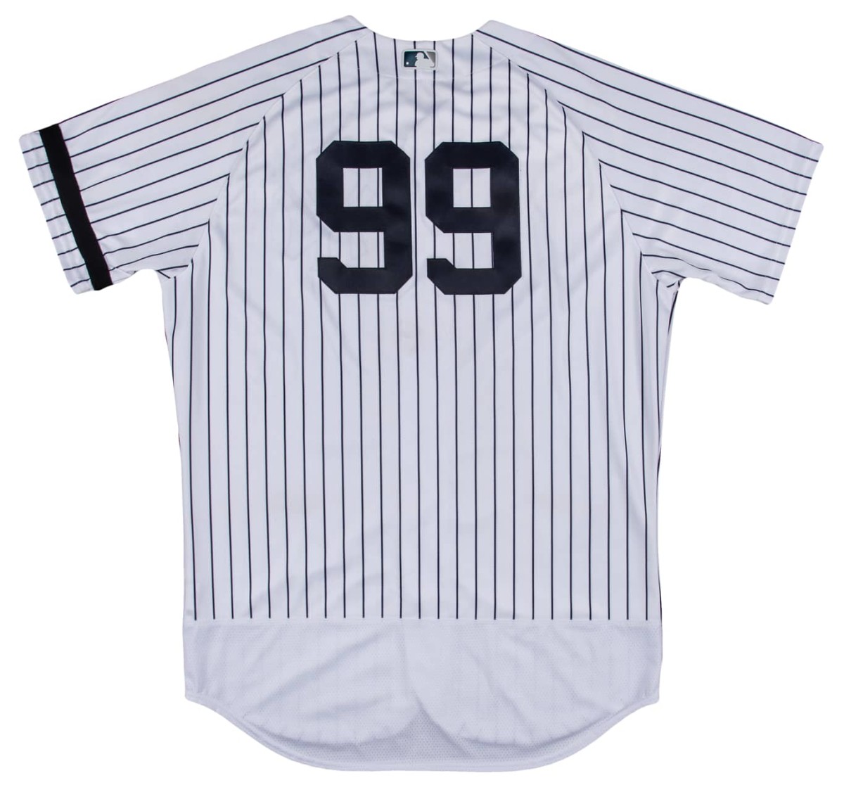 2017 Aaron Judge game-used home jersey worn when he set the AL rookie home run record with 52.
