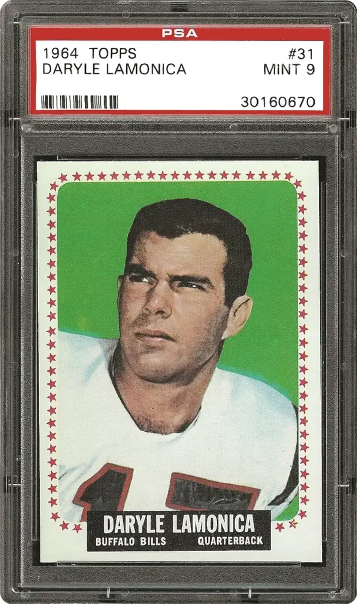 1964 Topps Daryle Lamonica card.