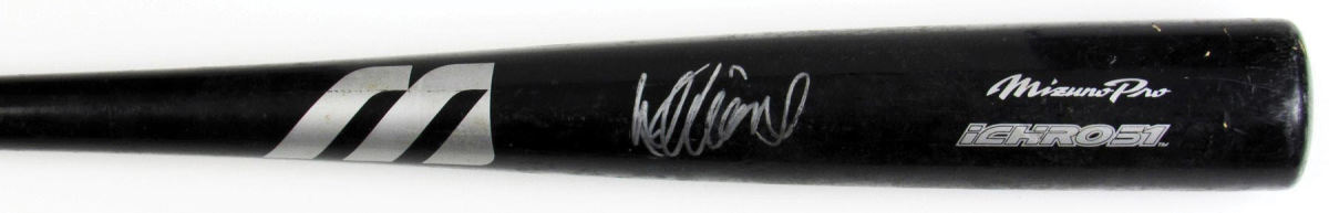2003-2006 Ichiro Suzuki autographed and game-used Mizuno bat.