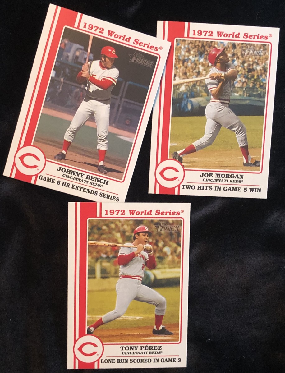2021 Topps Heritage High Number Baseball 1972 World Series Highlights  #72WS-5 Tony Perez Cincinnati Reds Official MLB Trading Card (Stock Photo  Shown