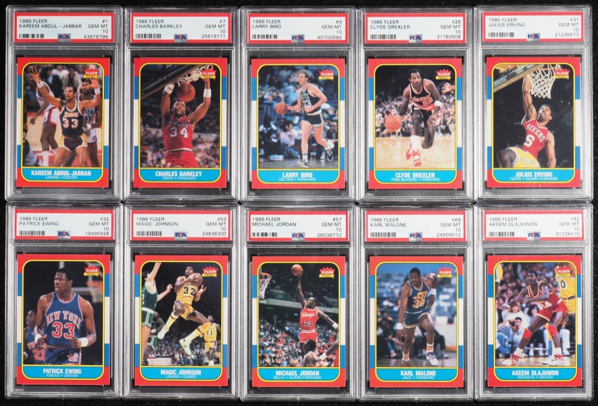 1986-87 Fleer Basketball complete set.