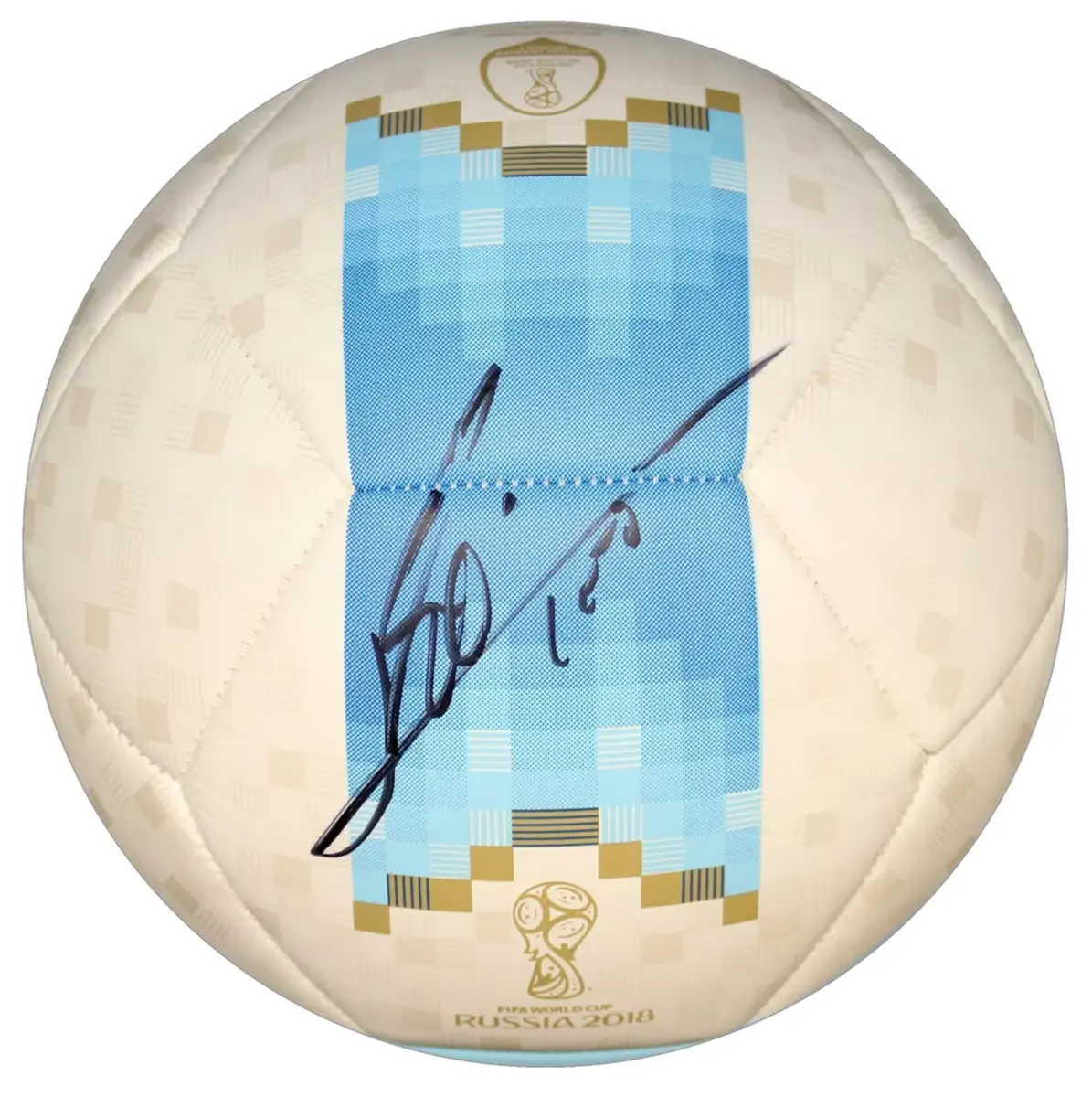 Lionel Messi Argentina National Team Autographed 2022 FIFA World Cup Soccer  Ball