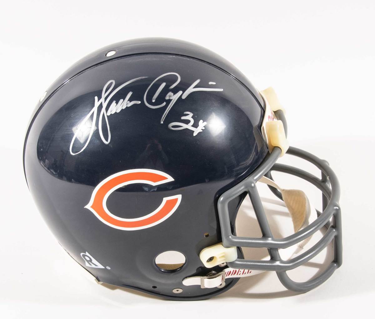 Chicago Bears helmet signed by Walter Payton and Gale Sayers from the Walter Payton Collection.