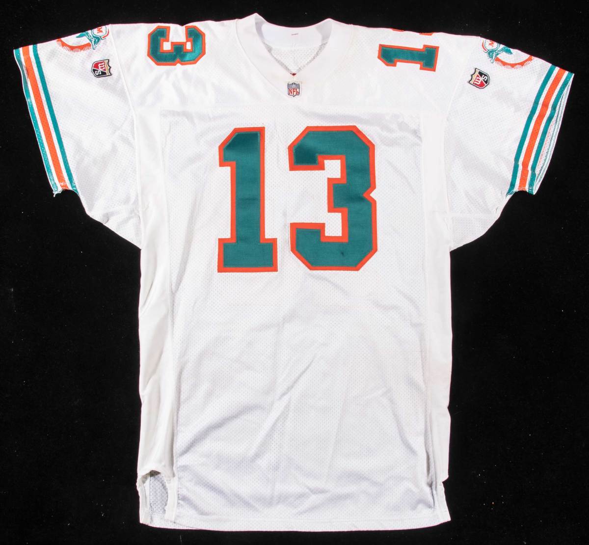 1995 Dan Marino Miami Dolphins professional model jersey.