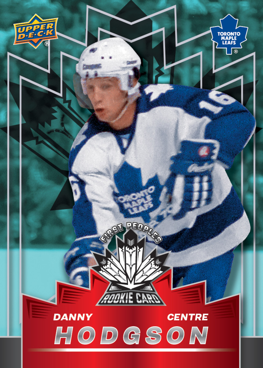 Upper Deck First Peoples rookie card of Danny Hodgson.