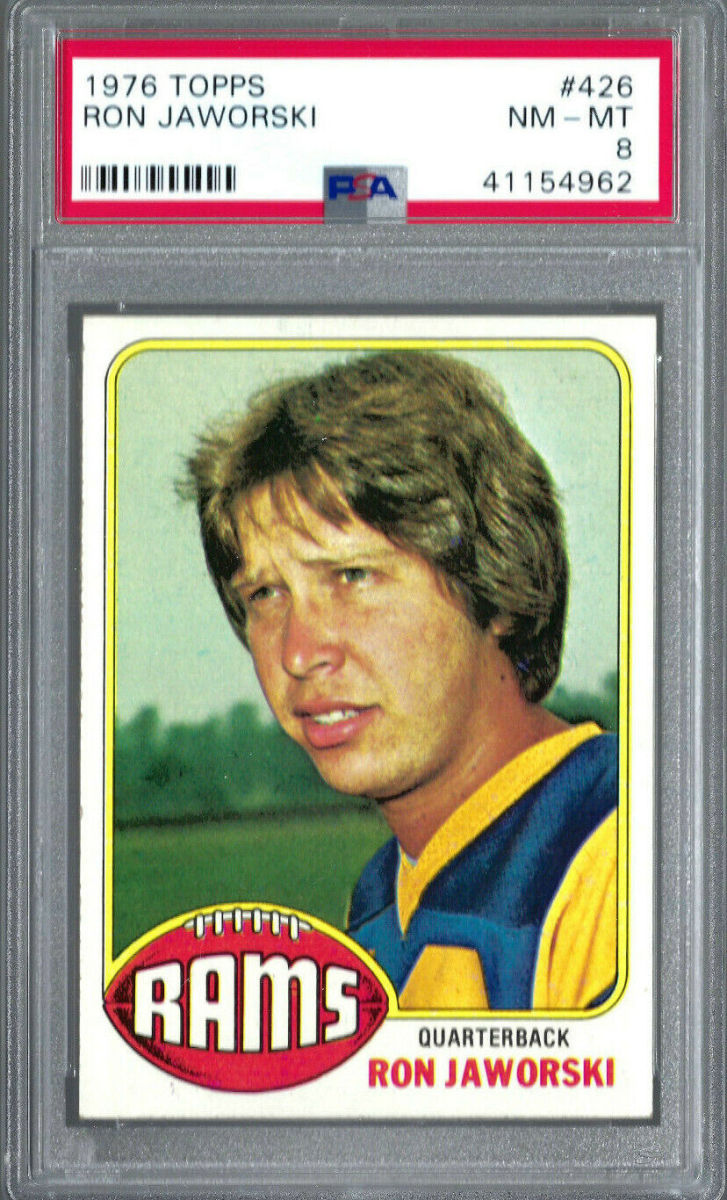 1976 Topps Ron Jaworski rookie card.