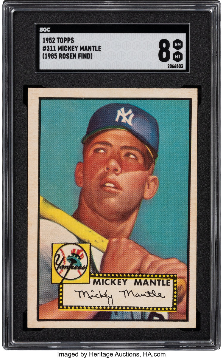 CSG awards high grade to another beautiful 1952 Topps Mickey Mantle card -  Sports Collectors Digest