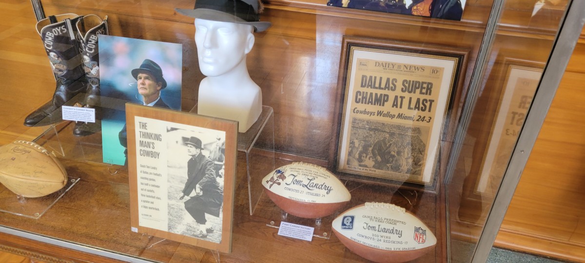 Texas history Dallas Cowboys coach Tom Landry left lasting mark