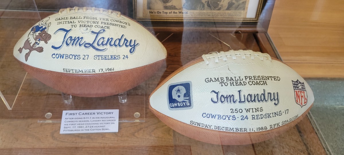 Behind legendary head coach Tom Landry, the Dallas Cowboys