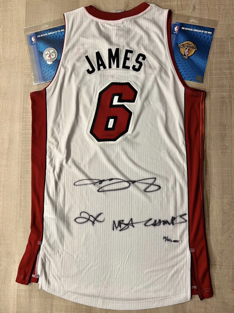 LeBron James Autographed Jerseys, Signed LeBron James Inscripted Jerseys