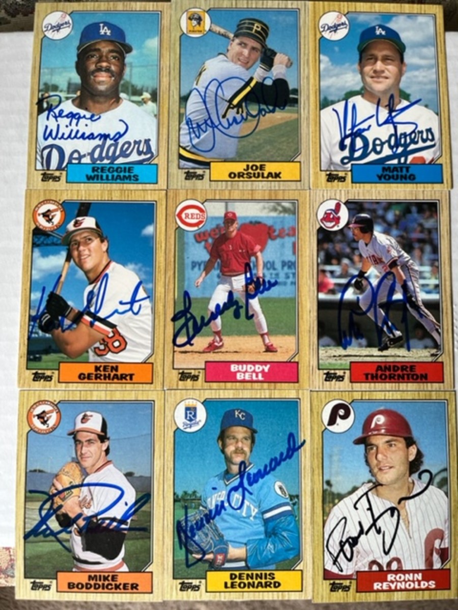 1987 Baseball Card Team Set 1987 Topps Baseball Team Collection MLB Trading  Cards Vintage Baseball Cards Old Baseball Memorabilia 