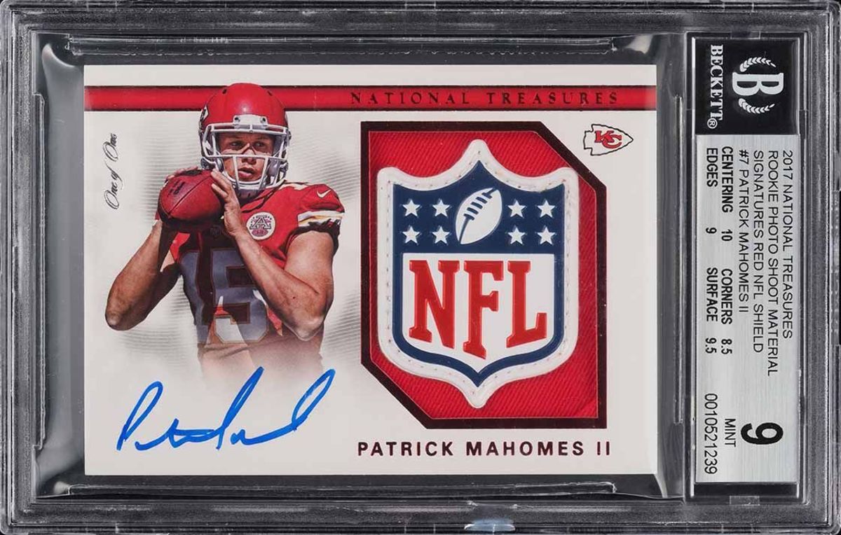 Brady, LeBron, Mahomes cards each sell for six figures at PWCC - Sports  Collectors Digest