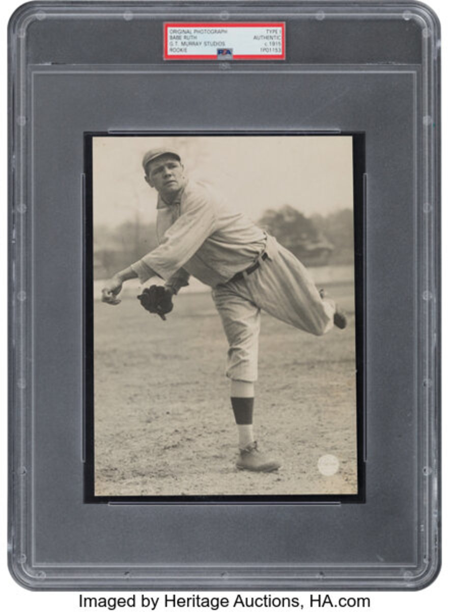 Babe Ruth rookie 1968 Mantle net big sales $22M Heritage Winter auction - Sports Collectors Digest
